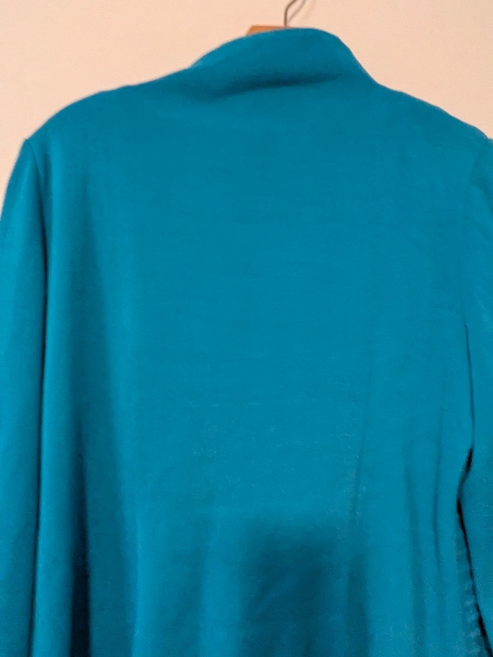 Misook Turquoise Ribbed Button-Front Cardigan - Picture 11 of 11